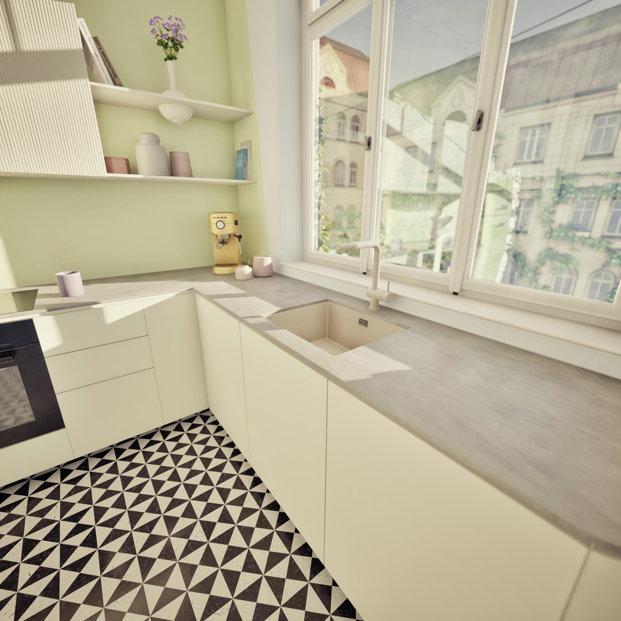 Dřez FORMHAUS D-100LS NERO